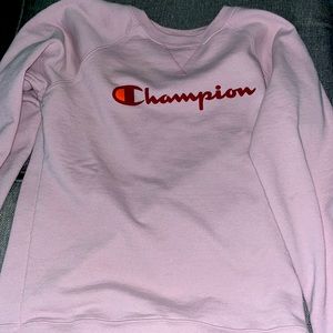 Light pink champion crew neck